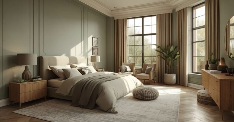 Sage green bedroom ideas