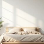 Minimalist room ideas with calm neutral bedroom soft white walls and clean simple furniture
